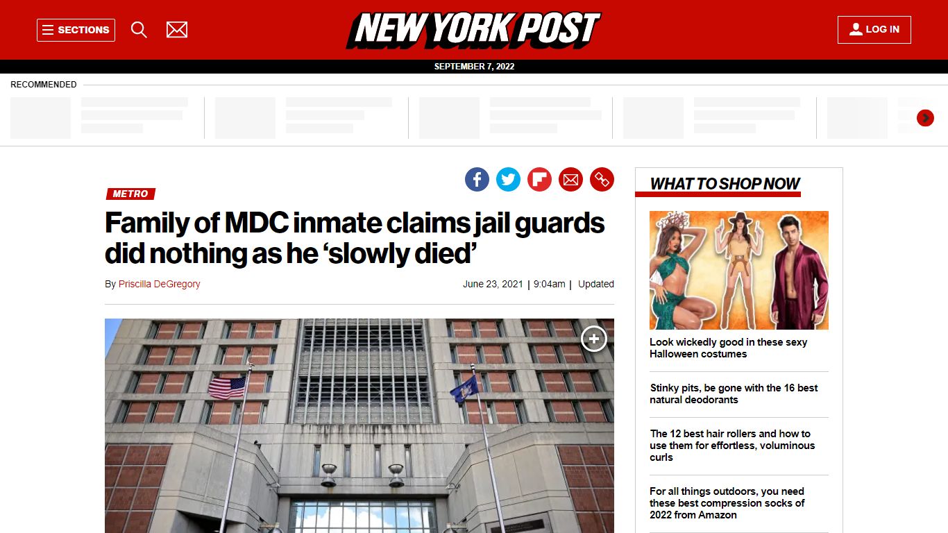 Family of MDC inmate claims jail guards did nothing as he ‘slowly died’